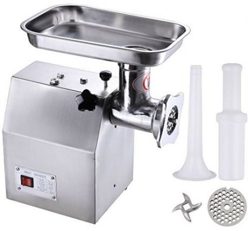 110v 600w #12 Commercial Electric Stainless Steel Meat Grinder 264lbs/h Sausage