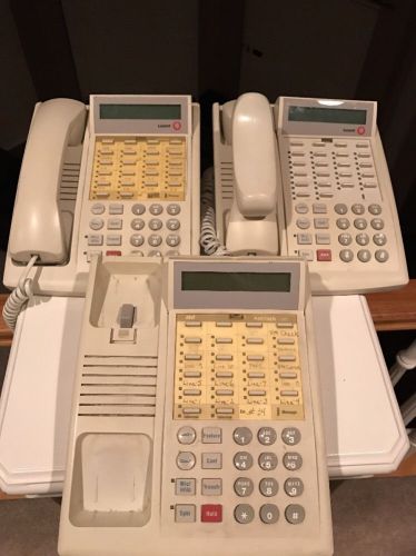3x Lucent Partner Beige Office Display Phones 108236720-7311H14E-264  C55-2 LOT