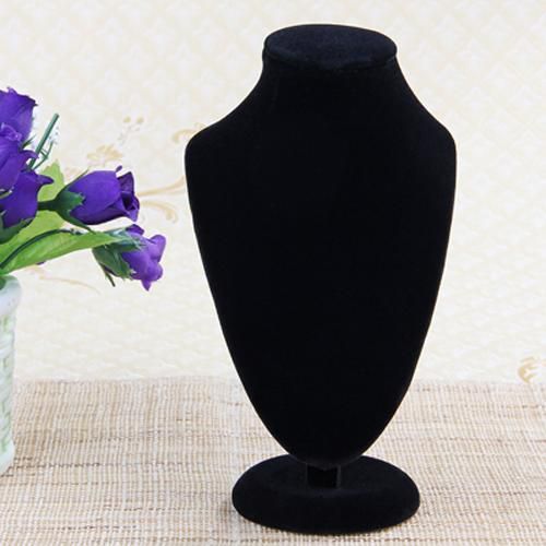 Velvet Necklace Display Stand Neck Bust for Pendant Jewelry Show 170*100mm HOT