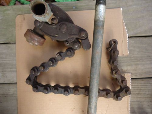 Ridgid 206 ratchet chain soil pipe cutter