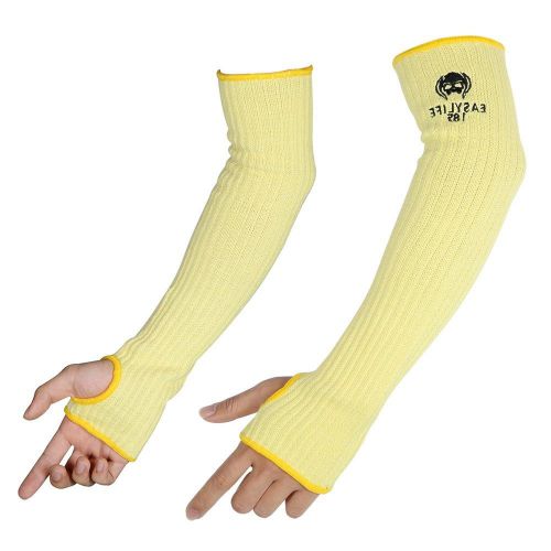 2pack(1pair) 100% kevlar arm protection cut resistant sleeves knit sleeve 18-... for sale