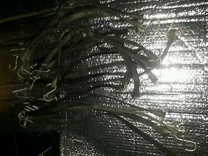 (18)  heavy duty natural rubber tarp straps~tarp tie down strap~bungee cords for sale