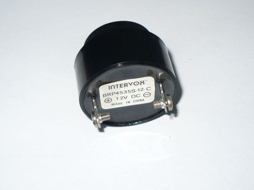 Intervox BRP4535S-12C Audible Alarm, 12 VDC, New