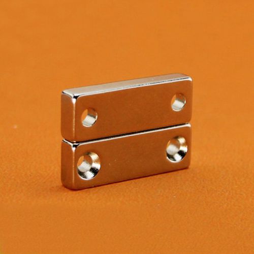 5/10/15Pcs Strong Block Rare Earth Neodymium N35 30mm x 10mm x 5mm Hole Magnets