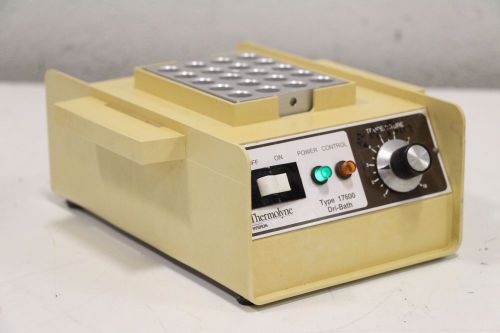 Thermolyne DB17615 Type 17600 Lab Laboratory Dri-Bath Incubator w/ Heat Block