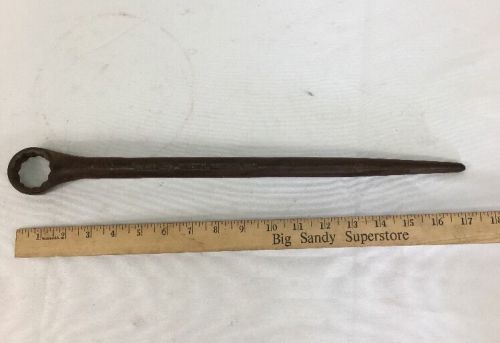 PROTO 12 POINT 1 1/4 &#034; INCH SPUD WRENCH 17&#034; LONG 2620 VINTAGE Steampunk Ironwork
