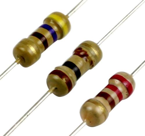 16 values carbon film resistor assortment kit 10ohm - 1m ohm 5% tolerance 1/4w p for sale