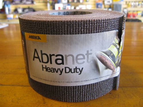 NEW! MIRKA #HD5BY001403R. ABRANET HEAVY DUTY, 4.5&#034; X 33&#039;.  P40 GRIT.