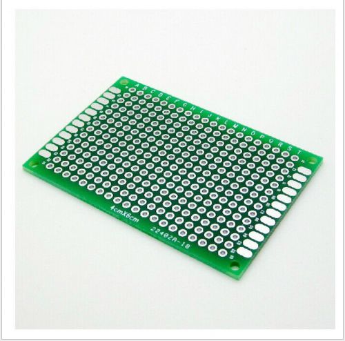 10pcs 4x6 cm Double Side  Prototype Circuit Breadboard PCB Universal Board USA