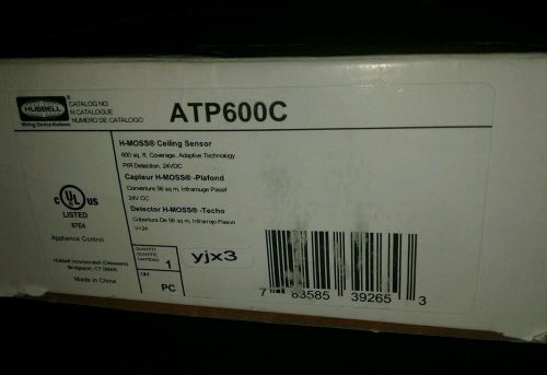 NEW In Box Hubbell ATP600C H-MOSS Adaptive Technology Ceiling Sensor 450Sq. Ft.