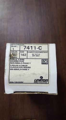 LEVITON 7411-C GROUNDING PLUG   W137