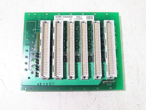 VALMET AUTOMATION VMV-06 BACKPLANE 420070-2B S420071 BOARD ***XLNT***