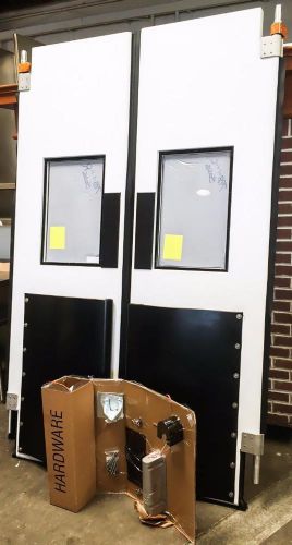 CHASE DOORS STD 30&#034;W x 92&#034;H DURULITE STANDARD DOUBLE SWINGING TRAFFIC DOORS