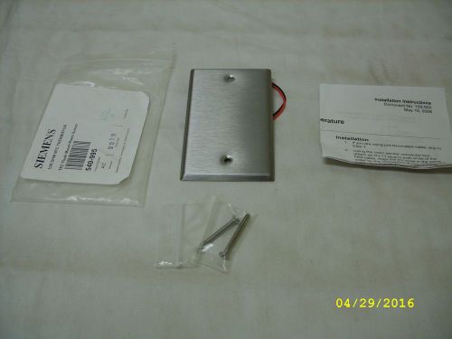 Siemens - hvac tec flush mount room sensor 540-995 *nos* for sale