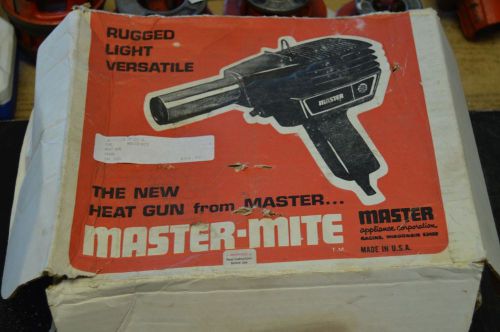 MASTER-MITE HEAT GUN 10008 120VAC 60HZ 4.5AMPS MASTER APPLIANCE