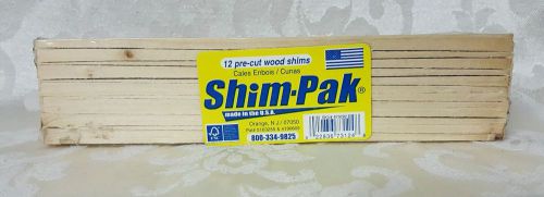 12 Pre-Cut 8&#034; X 1-1/4&#034; X 14&#034; Shim Pack Construction Contractors Framers Rentals