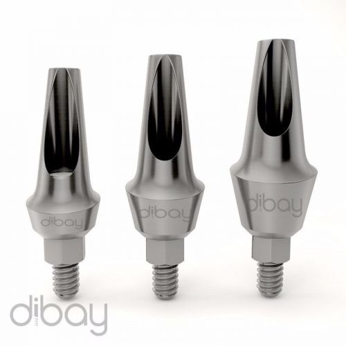 10 x titanium angled abutment 15° degrees for internal hex rp, dental implant for sale