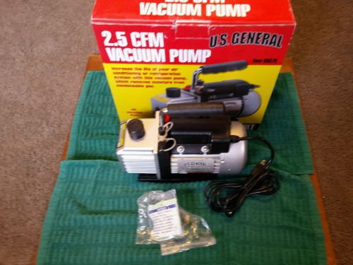 US General Vacuum Pump 2.5CFM Model# 98076