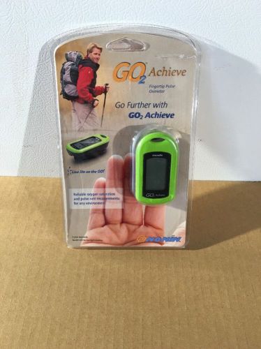 Nonin Medical GO2 Achieve Personal Fingertip Pulse Oximeter, Green,