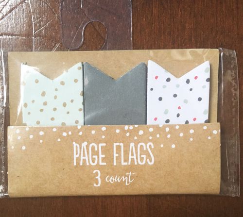 NIP Target Bullseye Page Flags Sticky Notes Calendar Planner Supplies