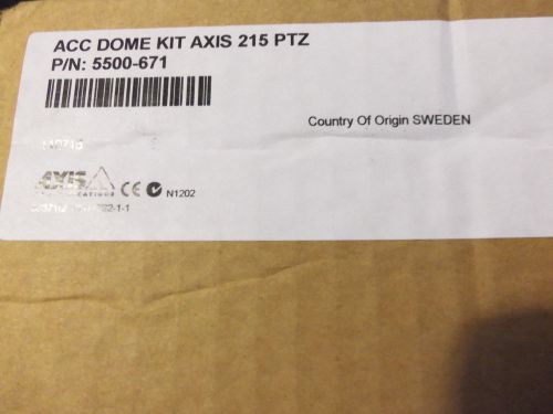 ACC DOME KIT FOR SECURITY SURVEILLANCE CAMERA AXIS 215 PTZ, 5500-671 (no camera)