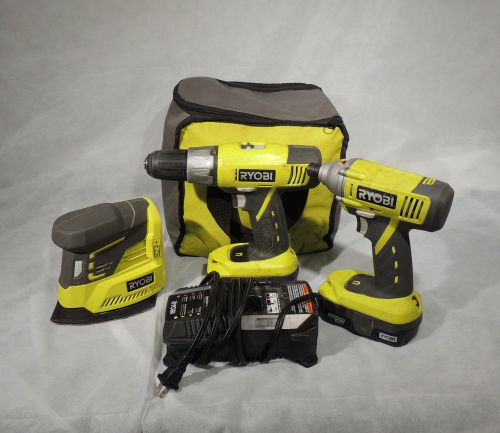 Ryobi P271 Kit (3 tool) P234G P401 (2 Batteries) 18V Lithium