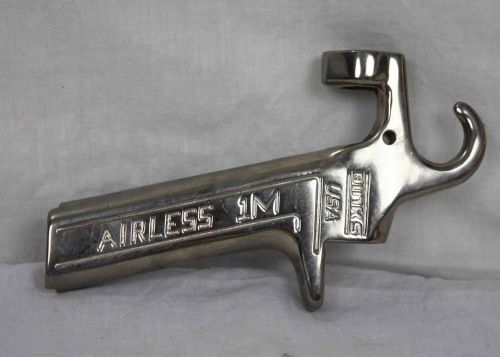 BINKS Model 1M Airless Spray Gun Handle  High Quality USA Silver Aluminum