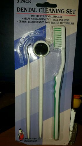 3pcs/Lot Stainless Dental Tool Set Kit Dentist Teeth Clean Hygiene Picks Mirror