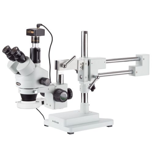 7X-45X Zoom Magnification Stereo Microscope w 64-LED Light + USB Digital Camera