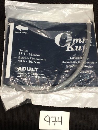 Omni Kuff Reusable NIBP Cuff Adult 3603SHP - NEW