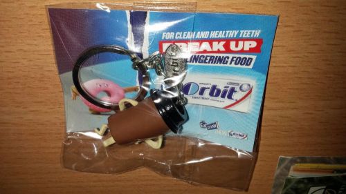 ORBIT Coffee Mug Keychain Key fob Key chain Car key holder