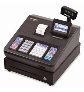 Sharp XEA207 XE-A207 Cash Register, 2500 Lookups, 99 Dept, Thermal, 25 Clerk