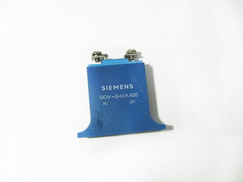 Siemens metal oxide varistor siov-b40k420 / 560 vdc for sale