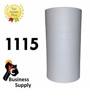 White 1115 labels for Monarch two line price gun - 10 rolls ink roller included