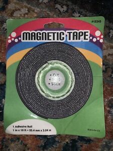 Self Adhesive Magnetic Tape 1” X 10’