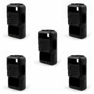 5x Rubber Soft Handheld Case Holster Fit BaoFeng UV-5R/5RA/5RE Plus Radio BK S3
