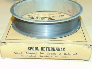 100 FT. WAH CHANG NOS NIB CLEANED TUNGSTEN VINTAGE WIRE .010 RARE HIGHEST GRADE