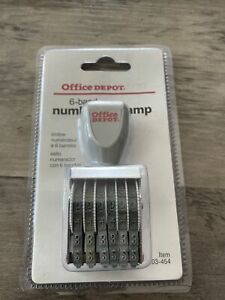 Office Depot Number Stamp 6 Band Stamp