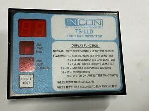INCON Line Leak detector Faceplate Unit - TS-FPU