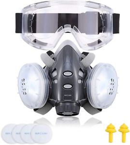 Reusable Half Face Cover for Painting Machine Polishing Welding and Other