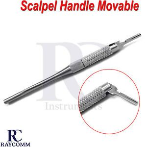 Surgical  Scalpel Handle #3 Movable Medical Round Scalpel Handle Dissection Tool
