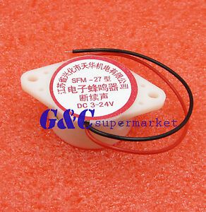 5PCS SFM-27 DC 3-24V 90DB Intermittent Beep Alarm Electronic Buzzer Sounder