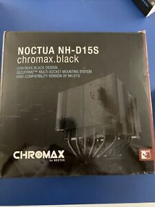 Noctua NH-D15S chromax.Black, Premium Dual-Tower CPU Cooler with NF-A15 PWM 140m