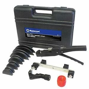 Mastercool 70070 Black Ratcheting Style Tube Bender Bends 3/8 1/2 5/8 3/4 and...