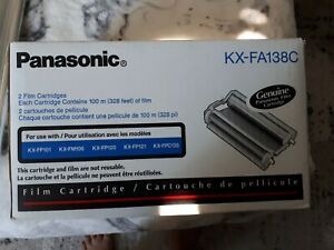 NEW GENUINE Panasonic KX-FA138C replacement film (2 Cartridges)