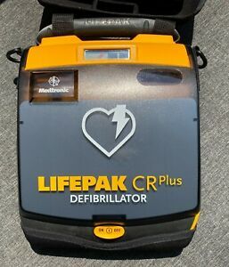 Used LifePak CR Plus Defibrillator w/ Carrying Case