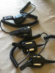 Lot 4 PTT Micro Phones 2 Way Radio