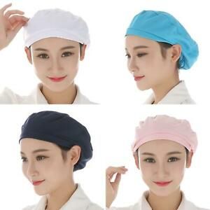 JW_ AU_ Women Elastic Breathable Dust-proof  Kitchen Restaurant Bakery Chef Ha
