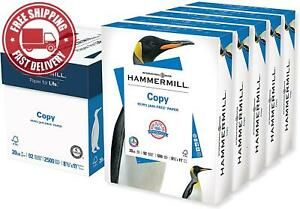 Hammermill Printer Paper, 20 lb Copy Paper, 8.5 x 11 - 5 Ream (2,500 Sheets) - 9