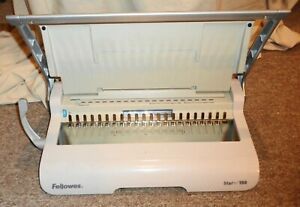 FELLOWES STAR 150 MANUAL PLASTIC COMB BINDING MACHINE SPIRAL BOUND OFFICE TOOL